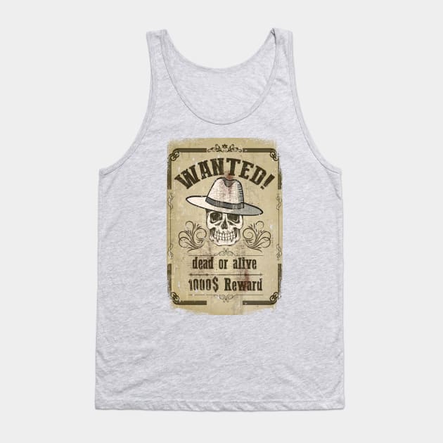 WANTED! Tank Top by BYVIKTOR